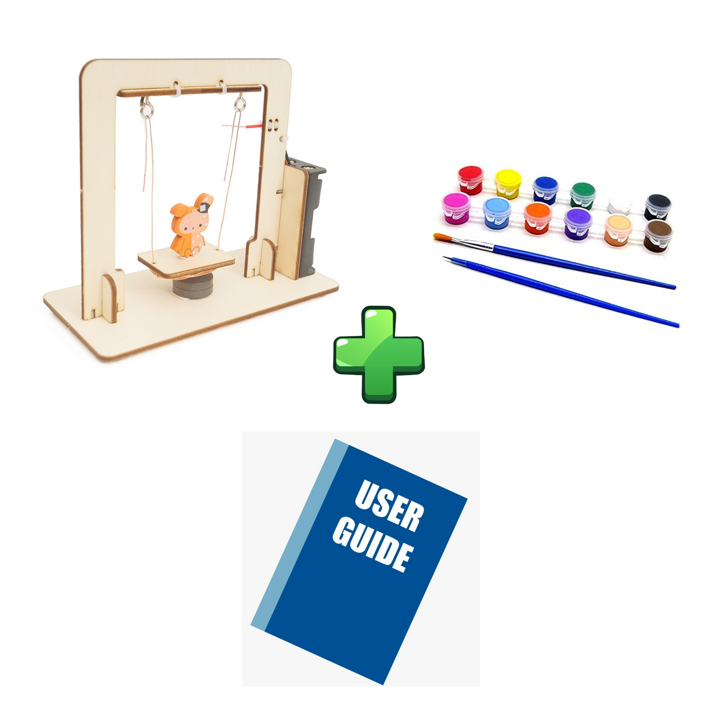 DIY Electromagnetic Swing Model STEM Kit Children Technologia Science Toys School Experimental Tool Kit Learning Education Kids