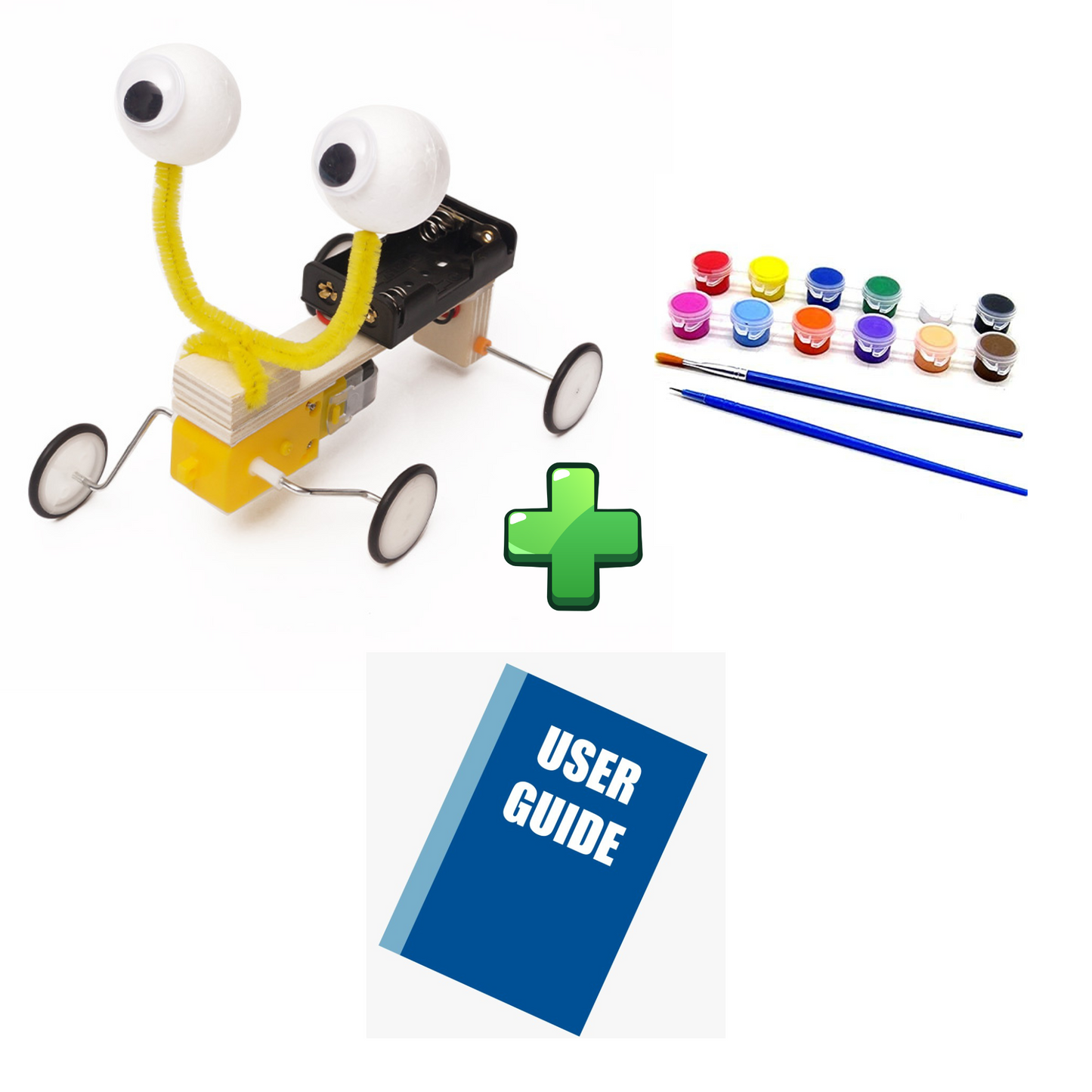 DIY Kids Diy Reptile Robot Electric Wooden Science Experiments Technological Invention Creative Handmade Assemble Toys