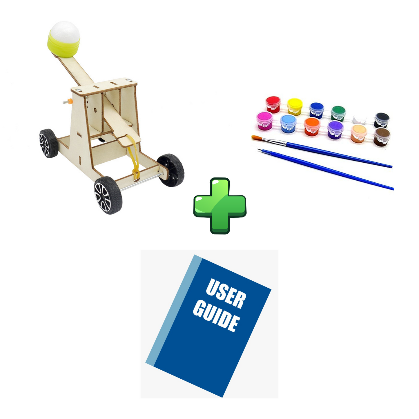 STEM Toys Science Tecnologia DIY Stone Thrower Model Toy Physical Teaching Aid Kid Child Experienment Tools