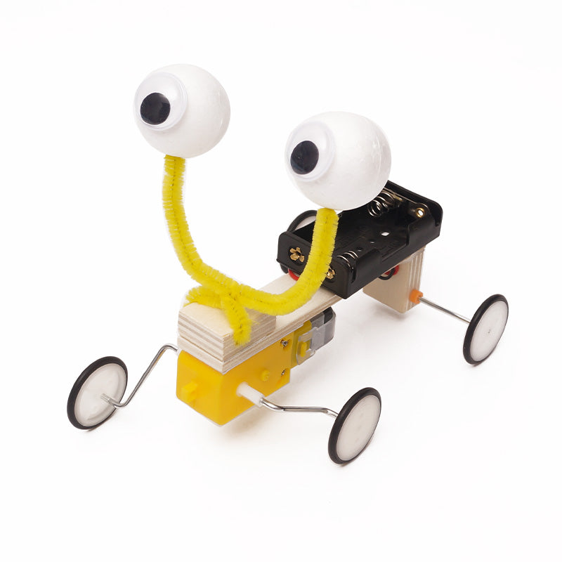 DIY Kids Diy Reptile Robot Electric Wooden Science Experiments Technological Invention Creative Handmade Assemble Toys