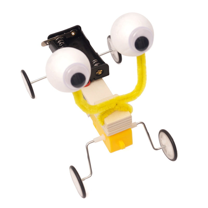DIY Kids Diy Reptile Robot Electric Wooden Science Experiments Technological Invention Creative Handmade Assemble Toys