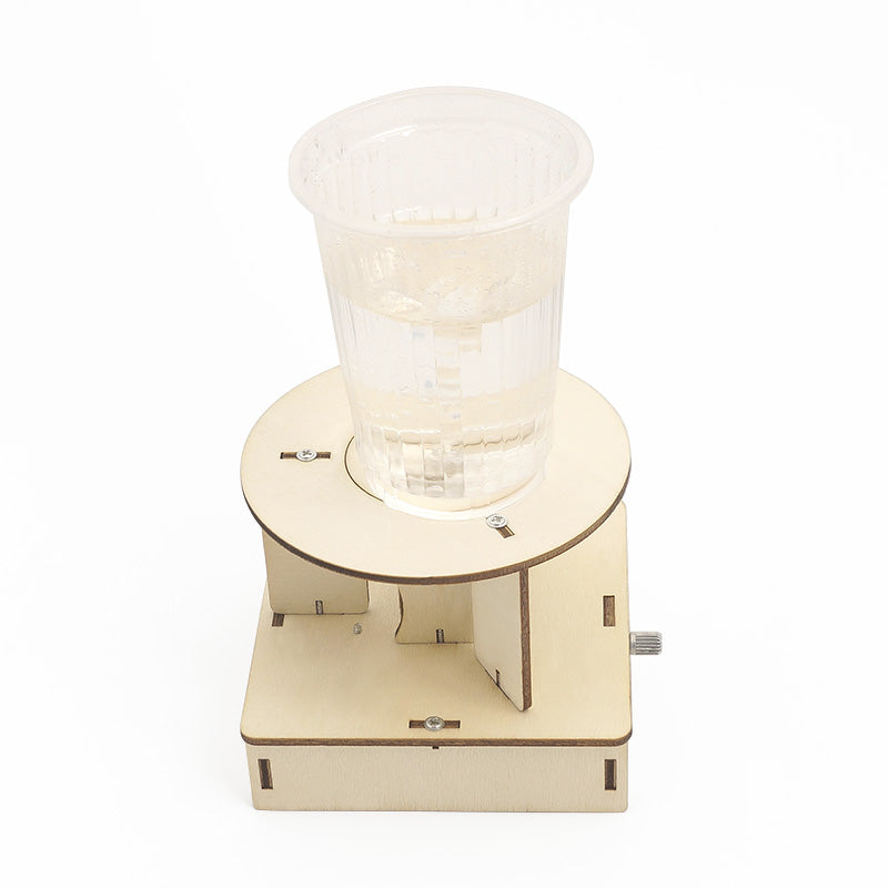 DIY Electric Science Toys Water Tornado Swirl Maker Wooden Puzzle Creative Novelty Science Experiment Project Gifts for Children