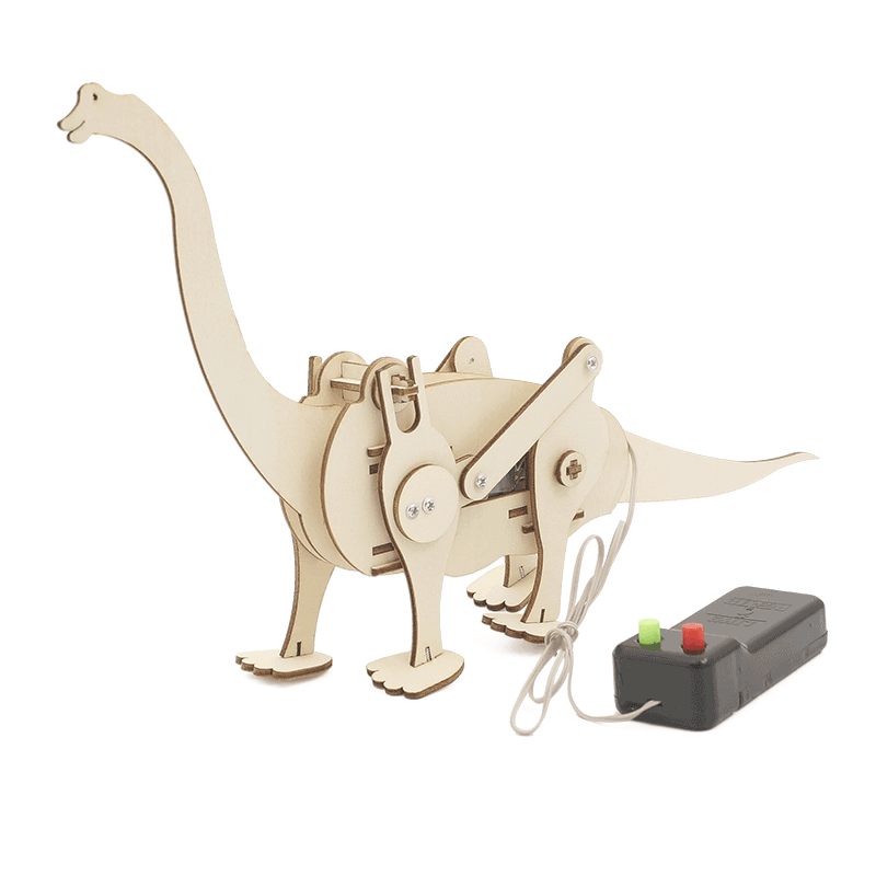 DIY Dinosaur Robot ā 3D Wooden STEM Kit Educational Science Building STEM