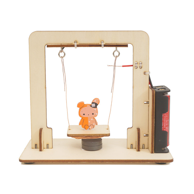 DIY Electromagnetic Swing Model STEM Kit Children Technologia Science Toys School Experimental Tool Kit Learning Education Kids
