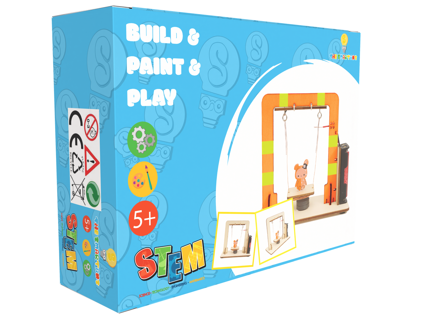 DIY Electromagnetic Swing Model STEM Kit Children Technologia Science Toys School Experimental Tool Kit Learning Education Kids
