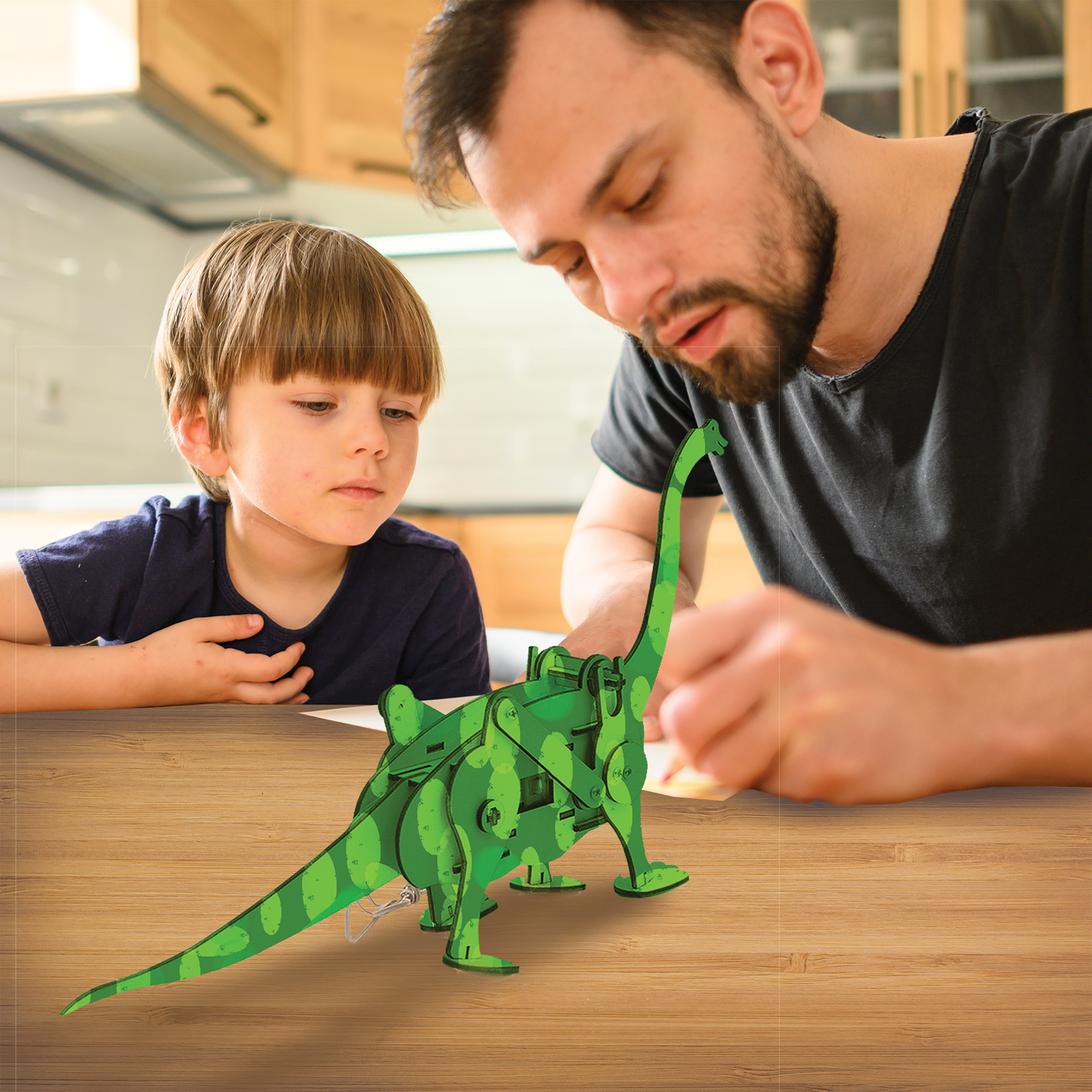 DIY Dinosaur Robot – 3D Wooden STEM Kit Educational Science Building STEM