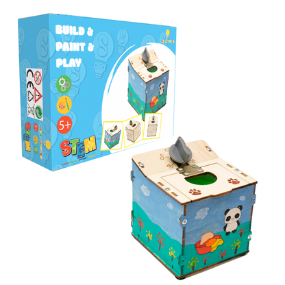 Washing Machine Building Kits Science Projects Experiment Kits Wood Washing Machine Toy for Development Toy