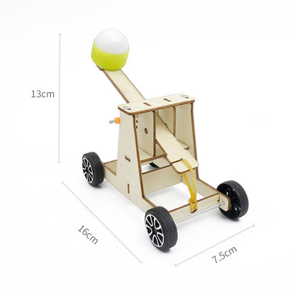 STEM Toys Science Tecnologia DIY Stone Thrower Model Toy Physical Teaching Aid Kid Child Experienment Tools