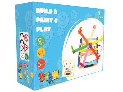 Hand Made DIY Toys Wooden Model Carousel Horse Science Experiment Kit STEM Toys Technology Puzzle For Kids Homeschool Education